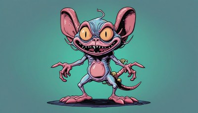 Pinky cartoon character illustration