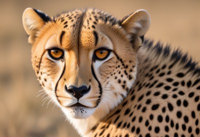 Cheetah portrait in the wild