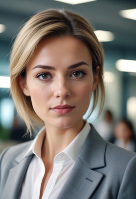 Businesswoman portrait in office