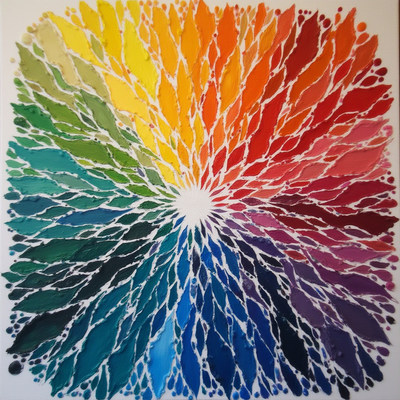 Colorful spiral artwork showcasing vibrant hues and patterns