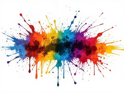 Colorful abstract design for creative projects