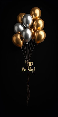 Colorful balloons celebrate a joyful occasion