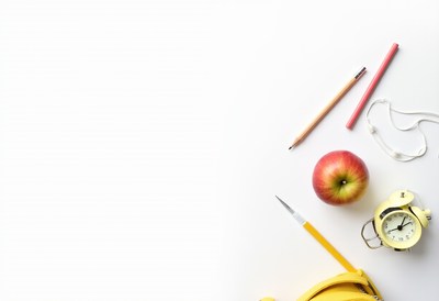 Snacks and study materials ready for success!