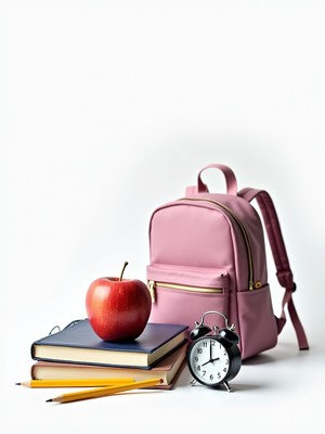 School supplies ready for a new learning day