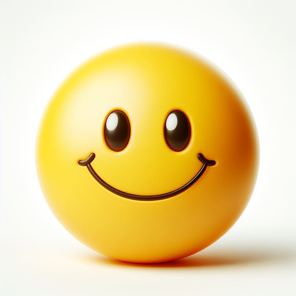 Smiling yellow emoji Smiling yellow emoji