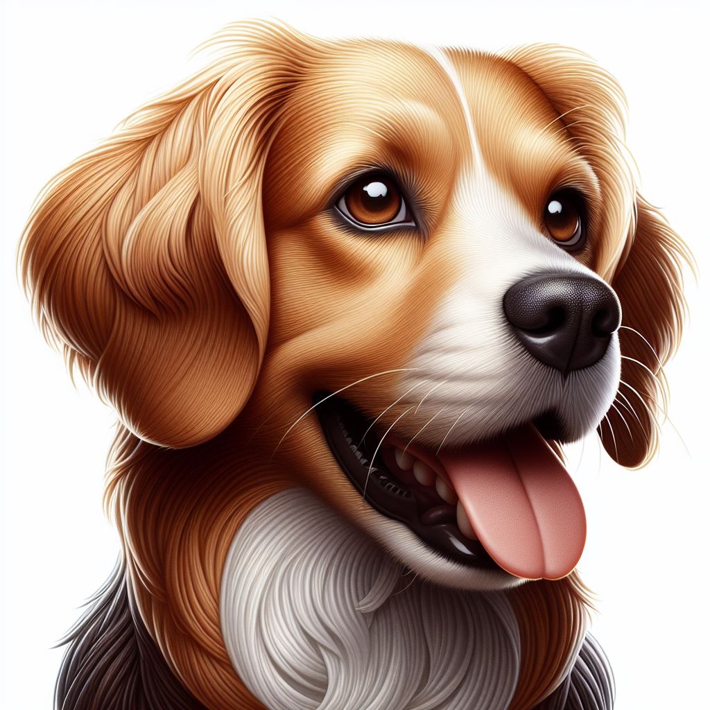 Smiling beagle dog portrait Smiling beagle dog portrait