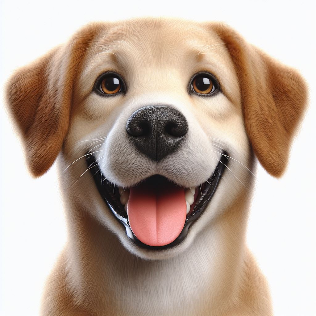 Happy labrador retriever portrait Happy labrador retriever portrait