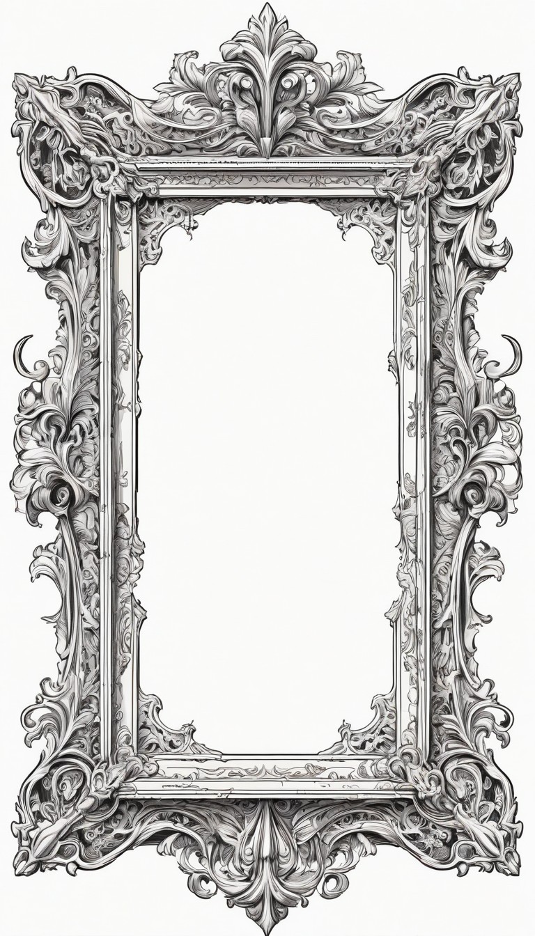 Ornate picture frame Ornate picture frame