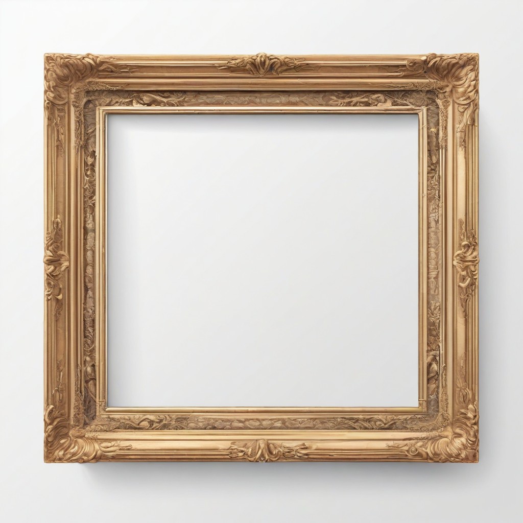 Ornate gold picture frame Ornate gold picture frame