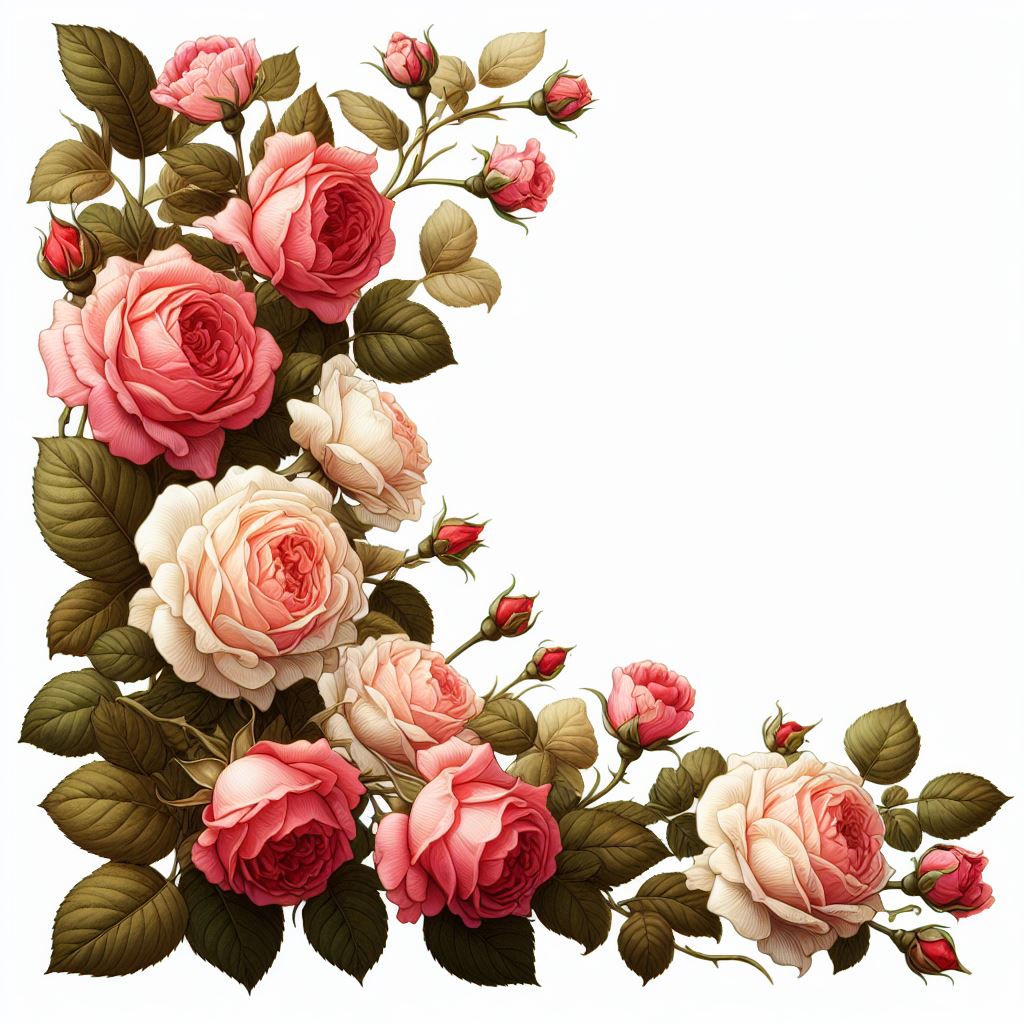 Pink and white roses corner arrangement Pink and white roses corner arrangement