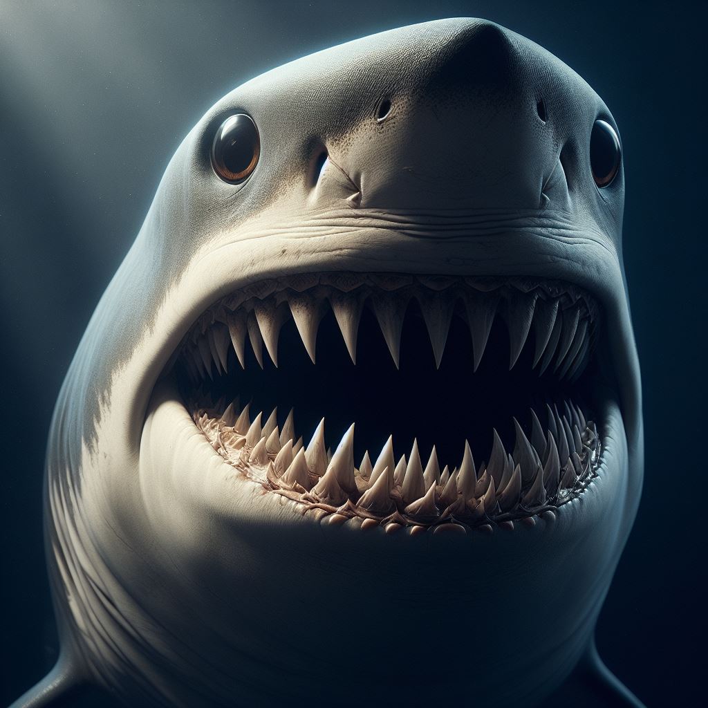 Great white shark close-up Great white shark close-up