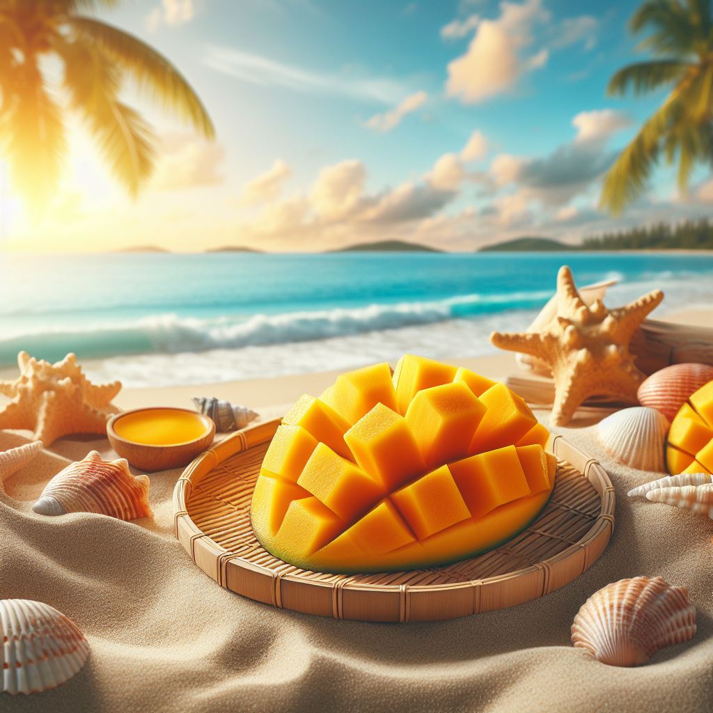 Tropical beach mango Tropical beach mango