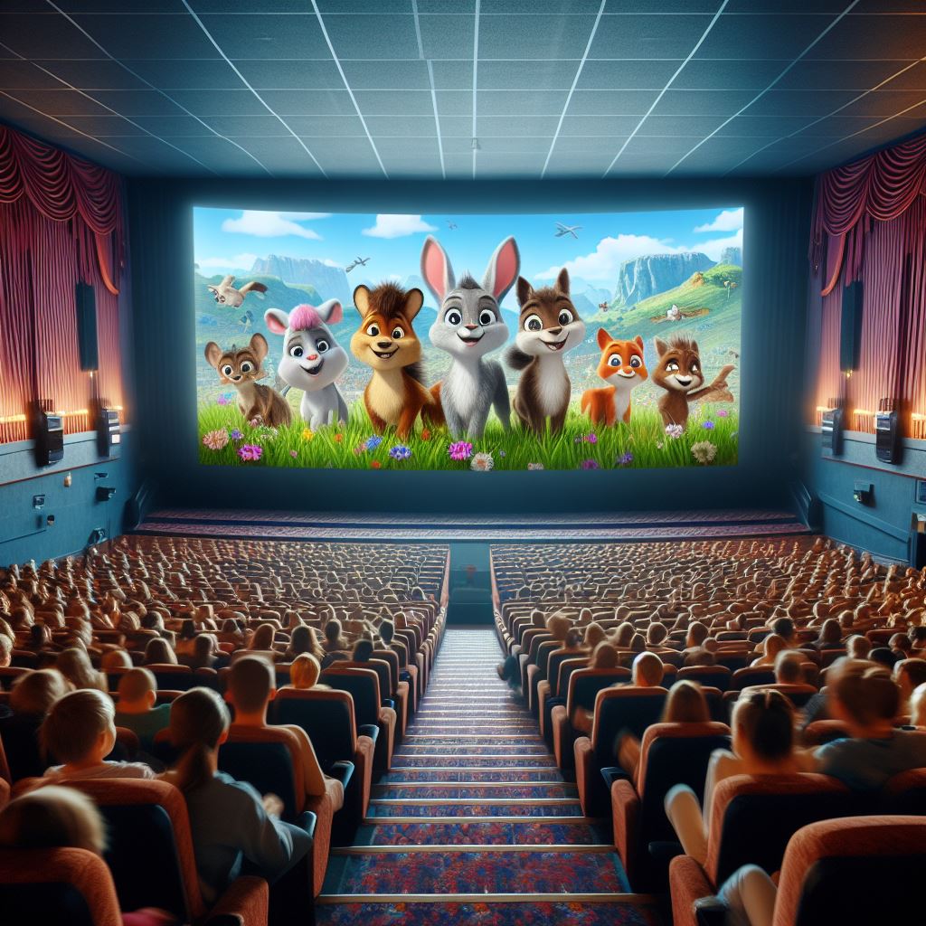 Animated movie premiere audience Animated movie premiere audience