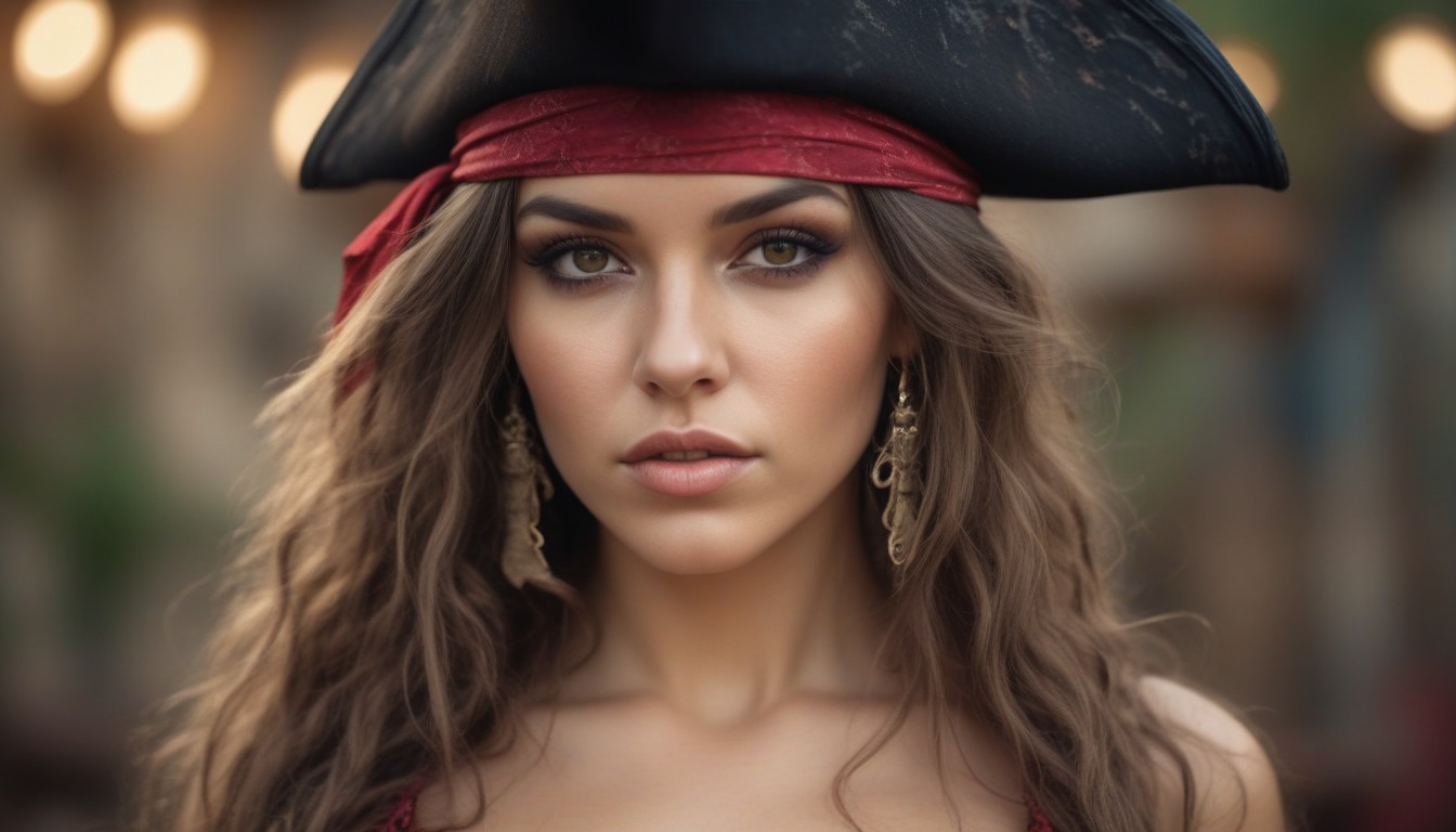 Pirate woman portrait Pirate woman portrait