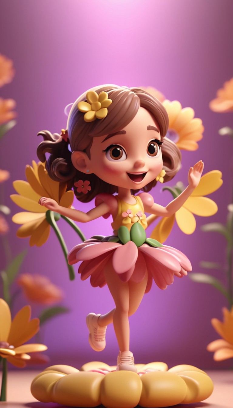 Smiling flower fairy Smiling flower fairy
