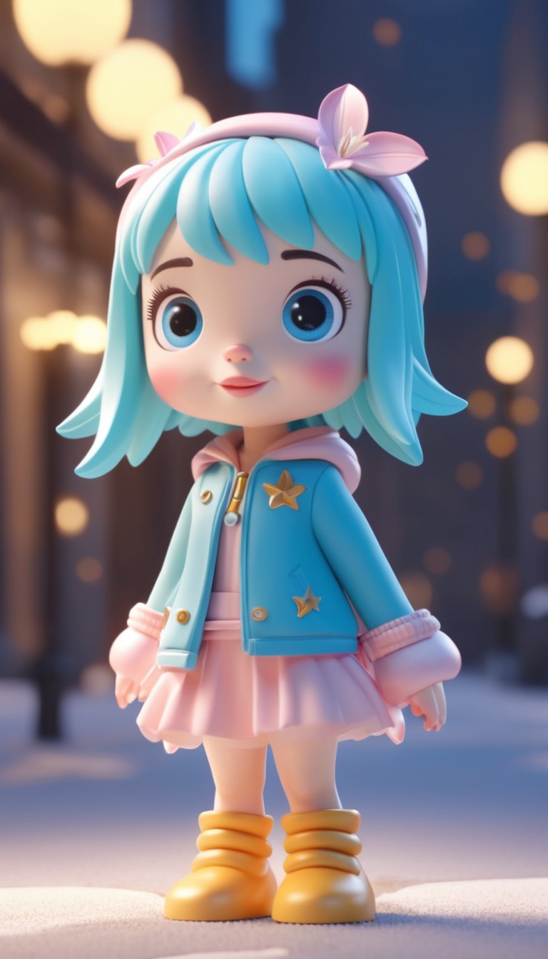 3d animated girl in winter outfit 3d animated girl in winter outfit