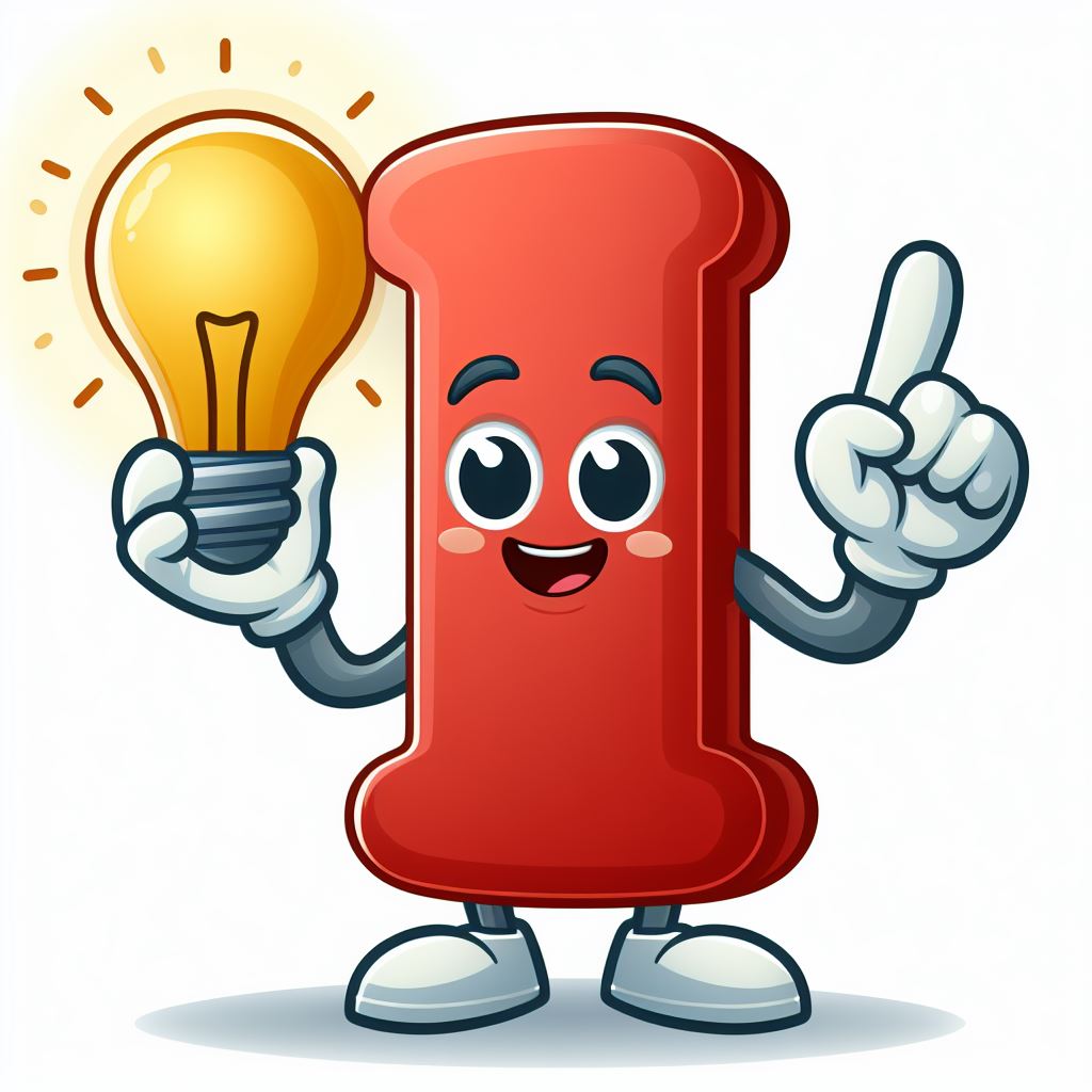 Red letter i with lightbulb idea Red letter i with lightbulb idea