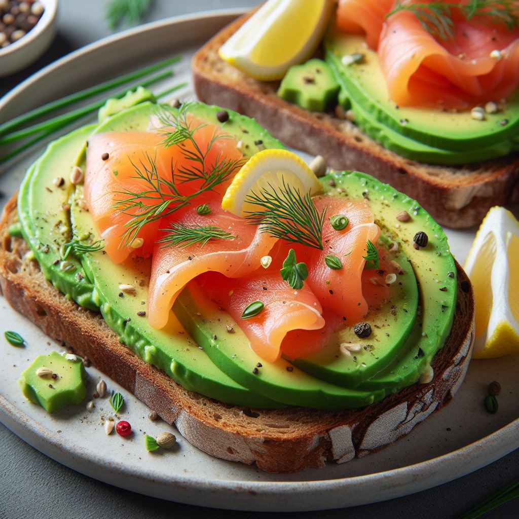 Avocado and smoked salmon toast Avocado and smoked salmon toast