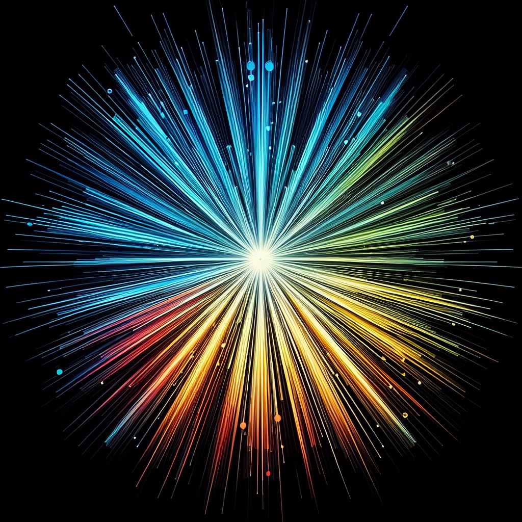 Colorful light burst abstract Colorful light burst abstract