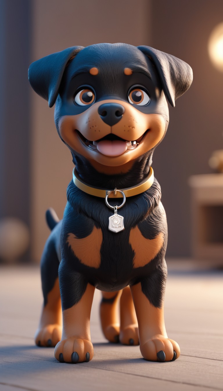 Smiling rottweiler puppy Smiling rottweiler puppy