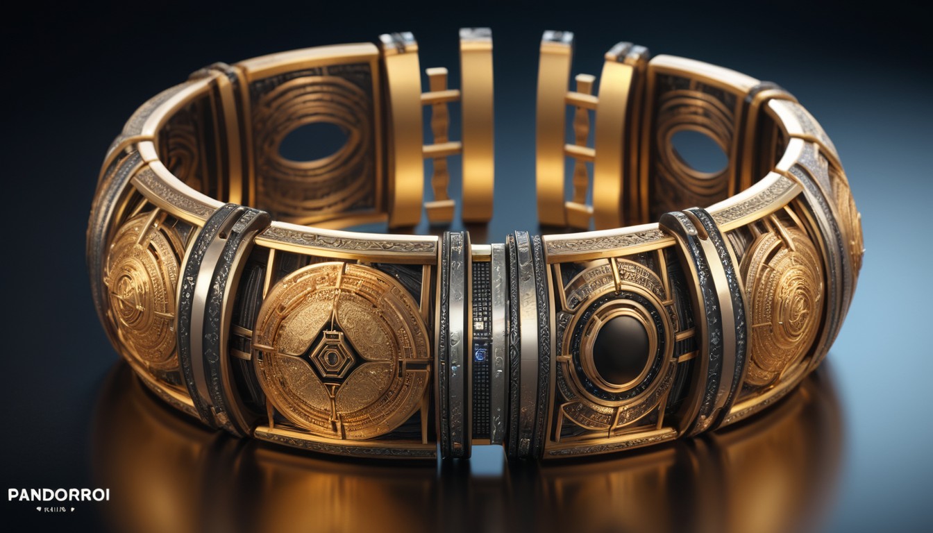 Gold and silver ornate bracelet Gold and silver ornate bracelet