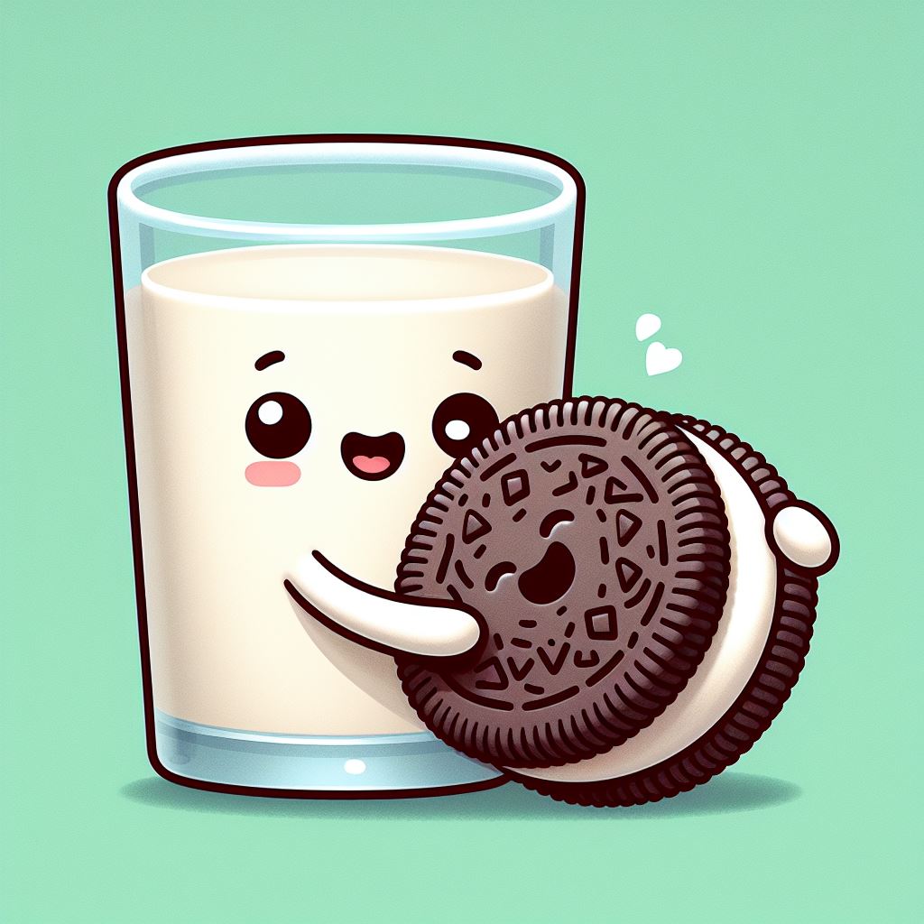 Milk and cookie friends Milk and cookie friends