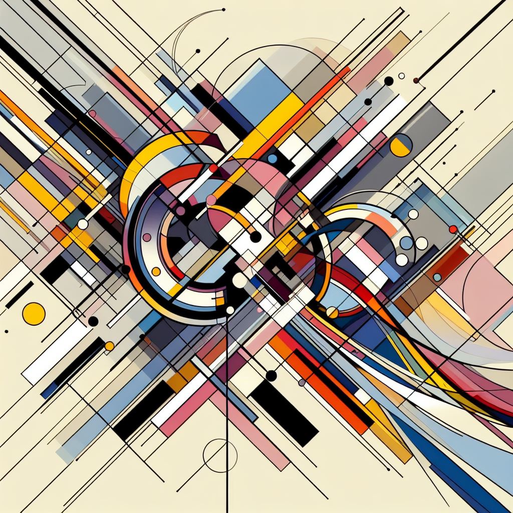 Abstract geometric art design Abstract geometric art design