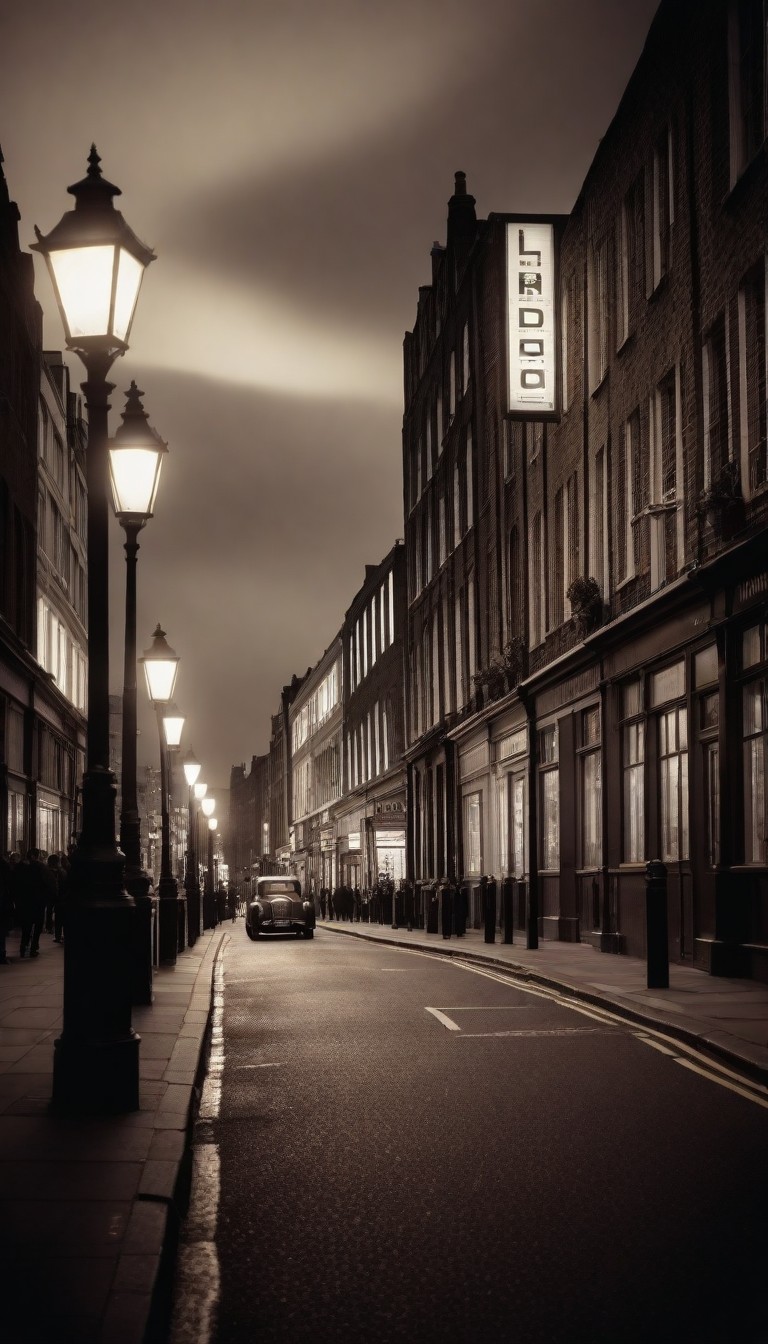 London street at night London street at night