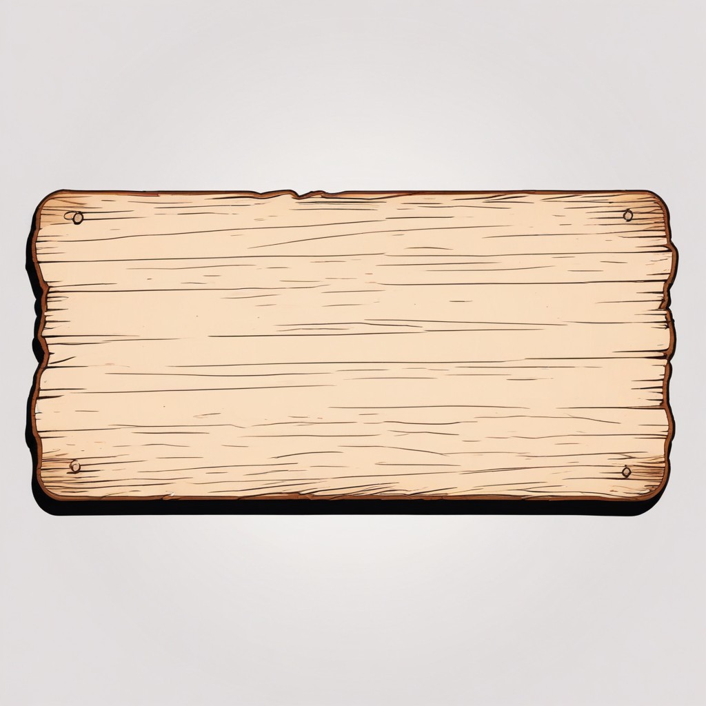 Blank wooden sign Blank wooden sign