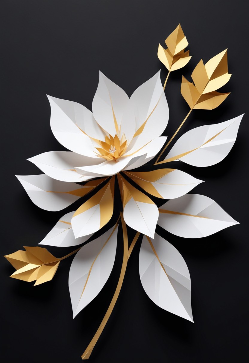 Paper flower arrangement Paper flower arrangement