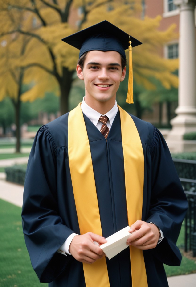 Graduate holding diploma Graduate holding diploma
