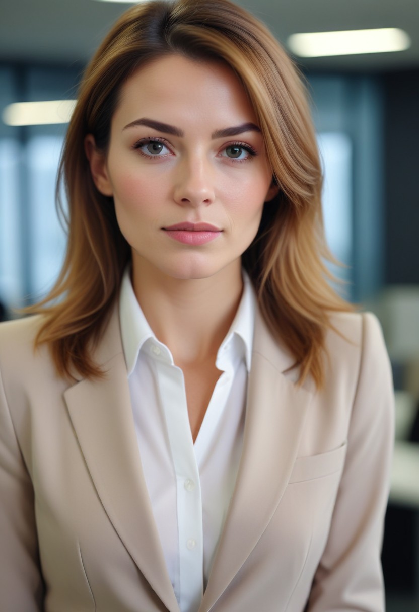 Businesswoman in office Businesswoman in office