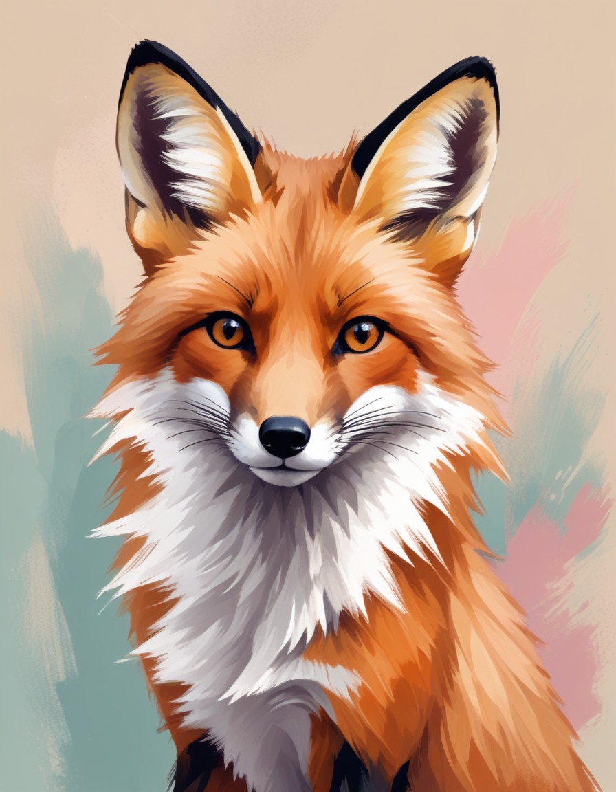 Red fox portrait Red fox portrait