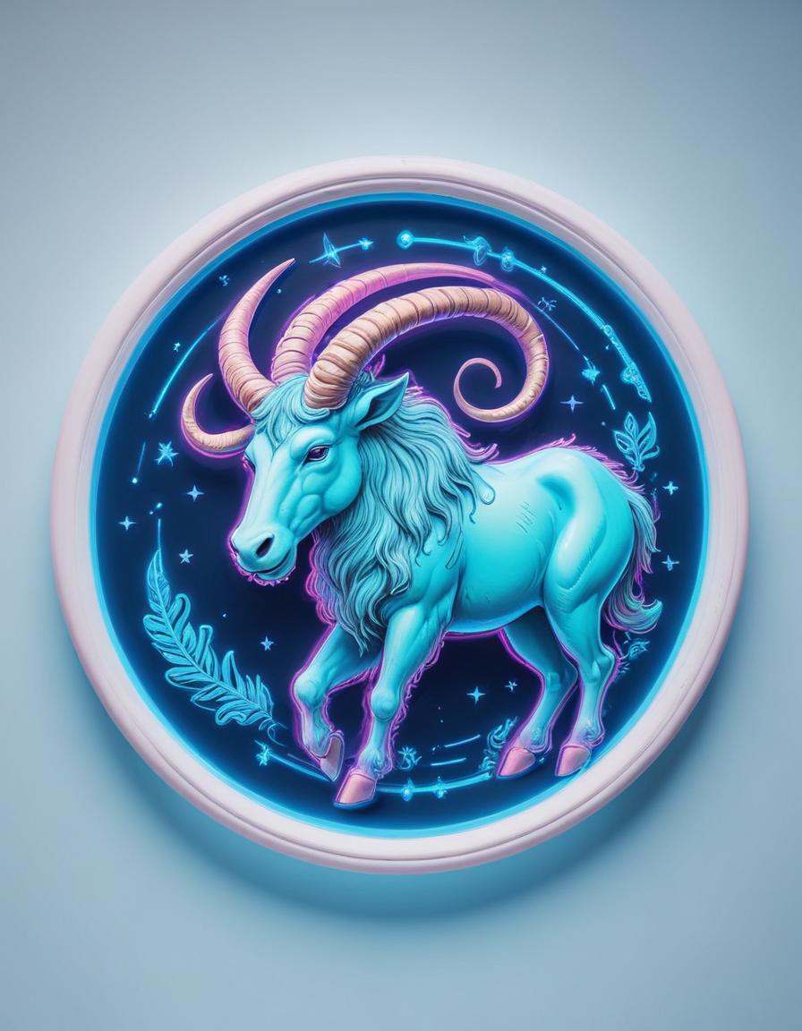 Capricorn zodiac sign illustration Capricorn zodiac sign illustration