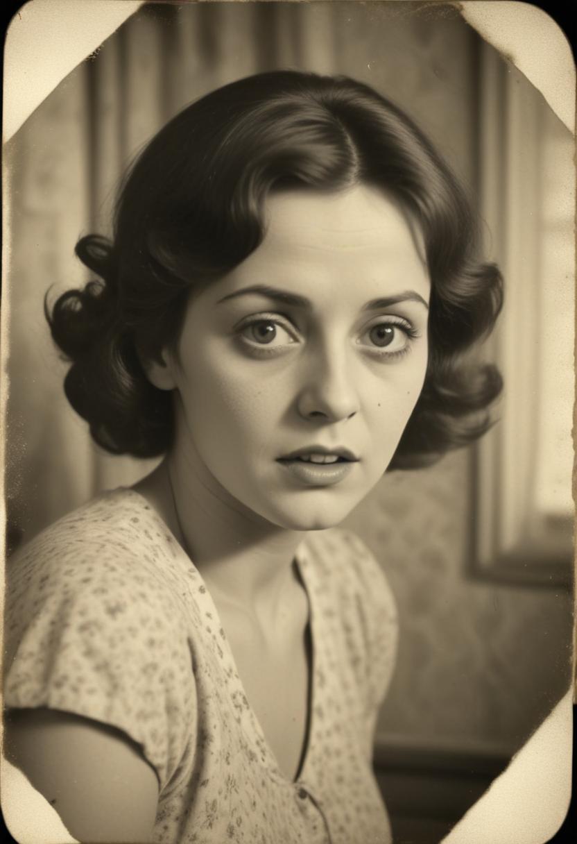 Vintage portrait of a woman Vintage portrait of a woman