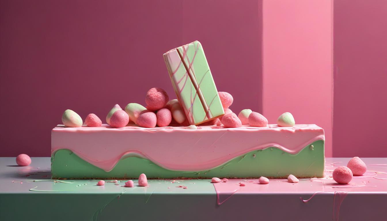 Pink and green dessert bar Pink and green dessert bar