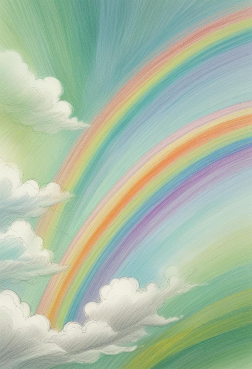 Double rainbow over clouds Double rainbow over clouds