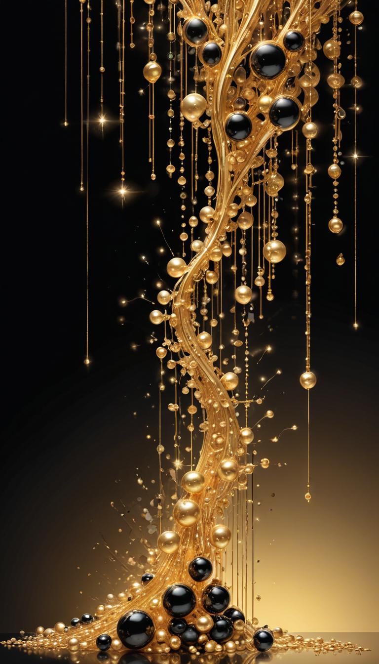 Golden orb cascade Golden orb cascade