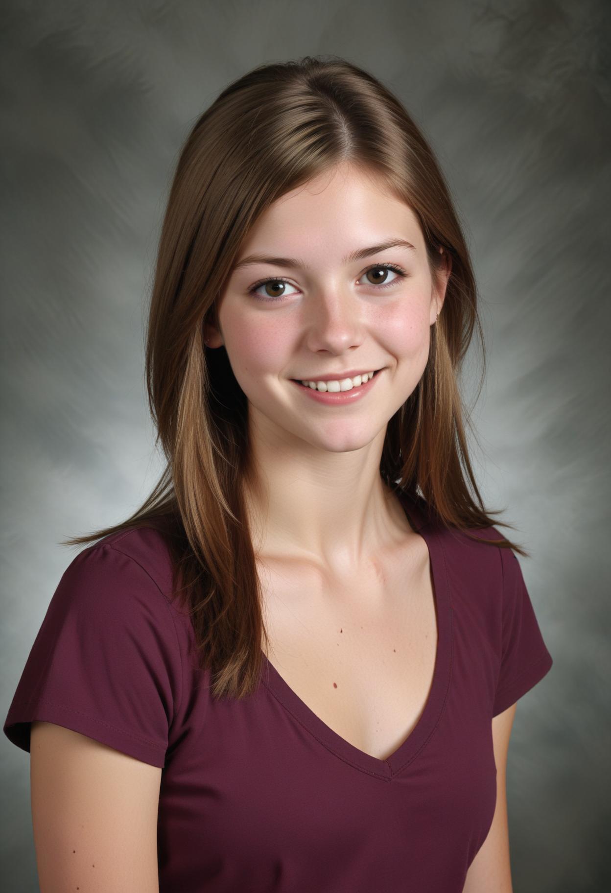 Young woman smiling portrait Young woman smiling portrait