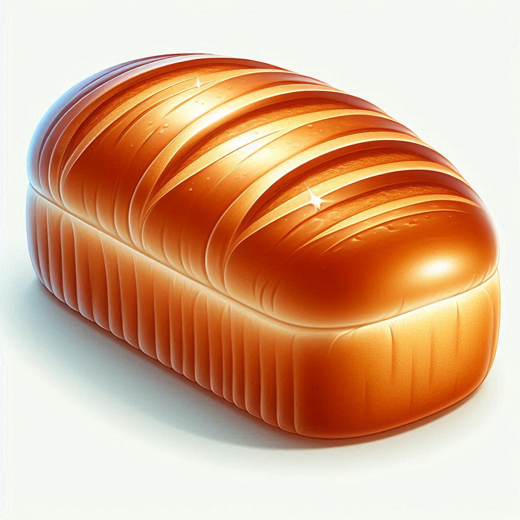 Golden loaf of bread Golden loaf of bread