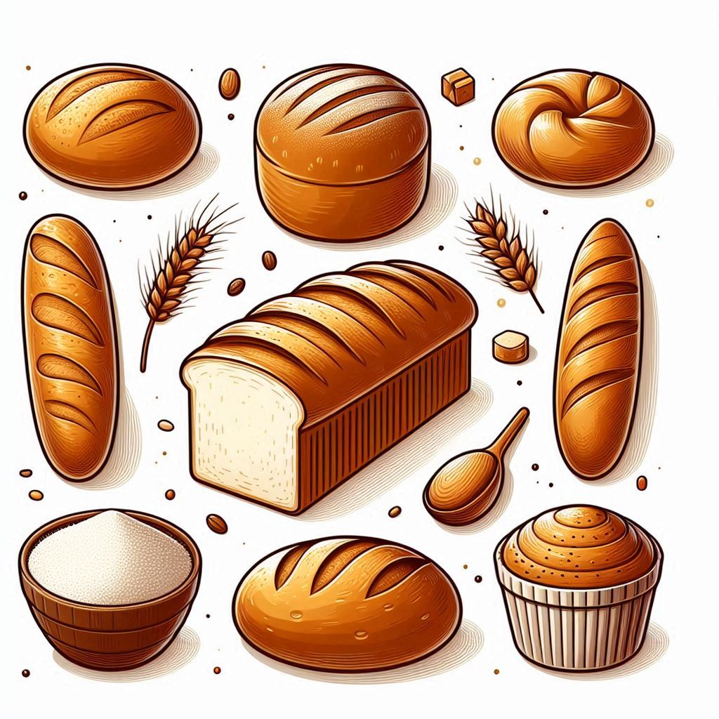 Assortment of freshly baked bread Assortment of freshly baked bread