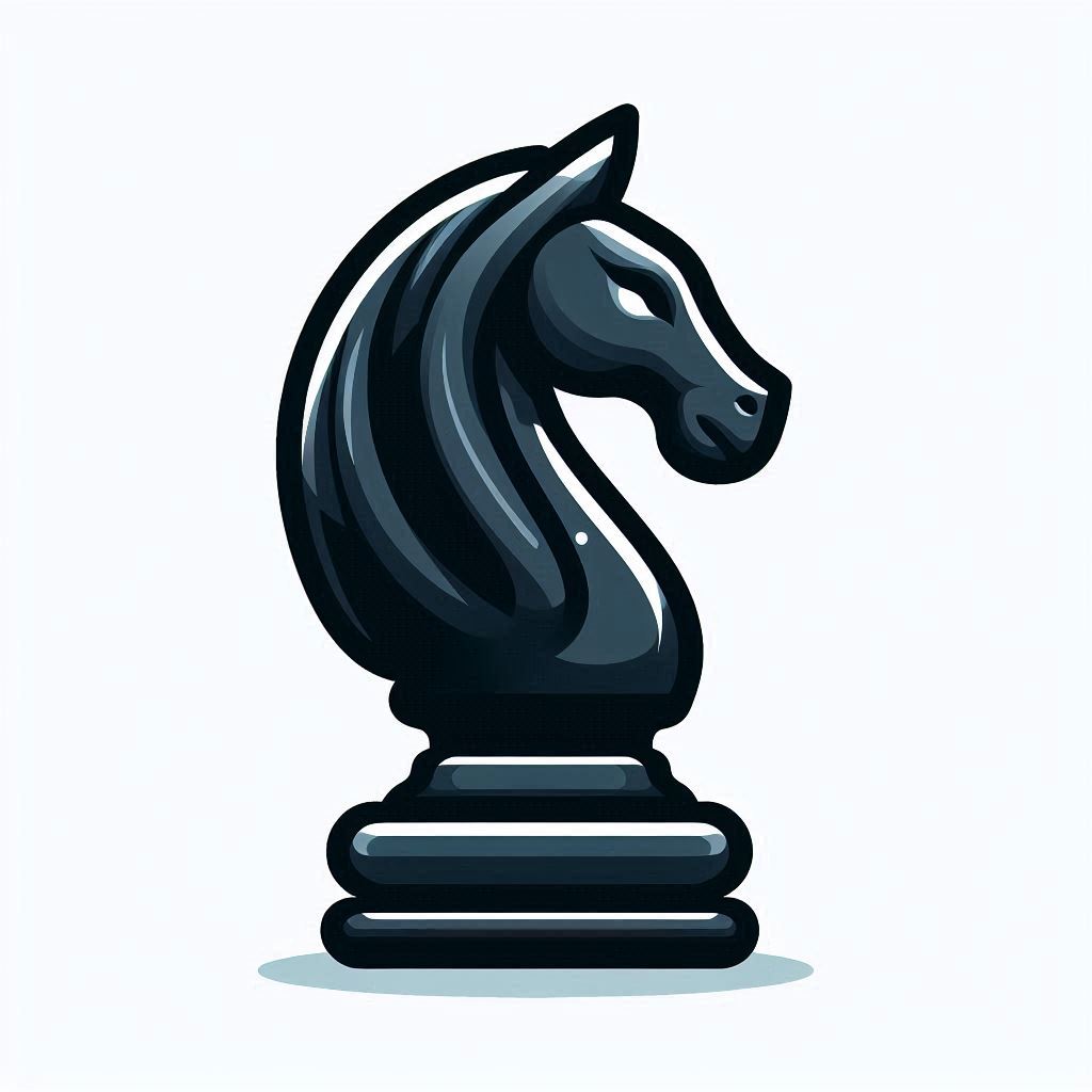 Black knight chess piece Black knight chess piece