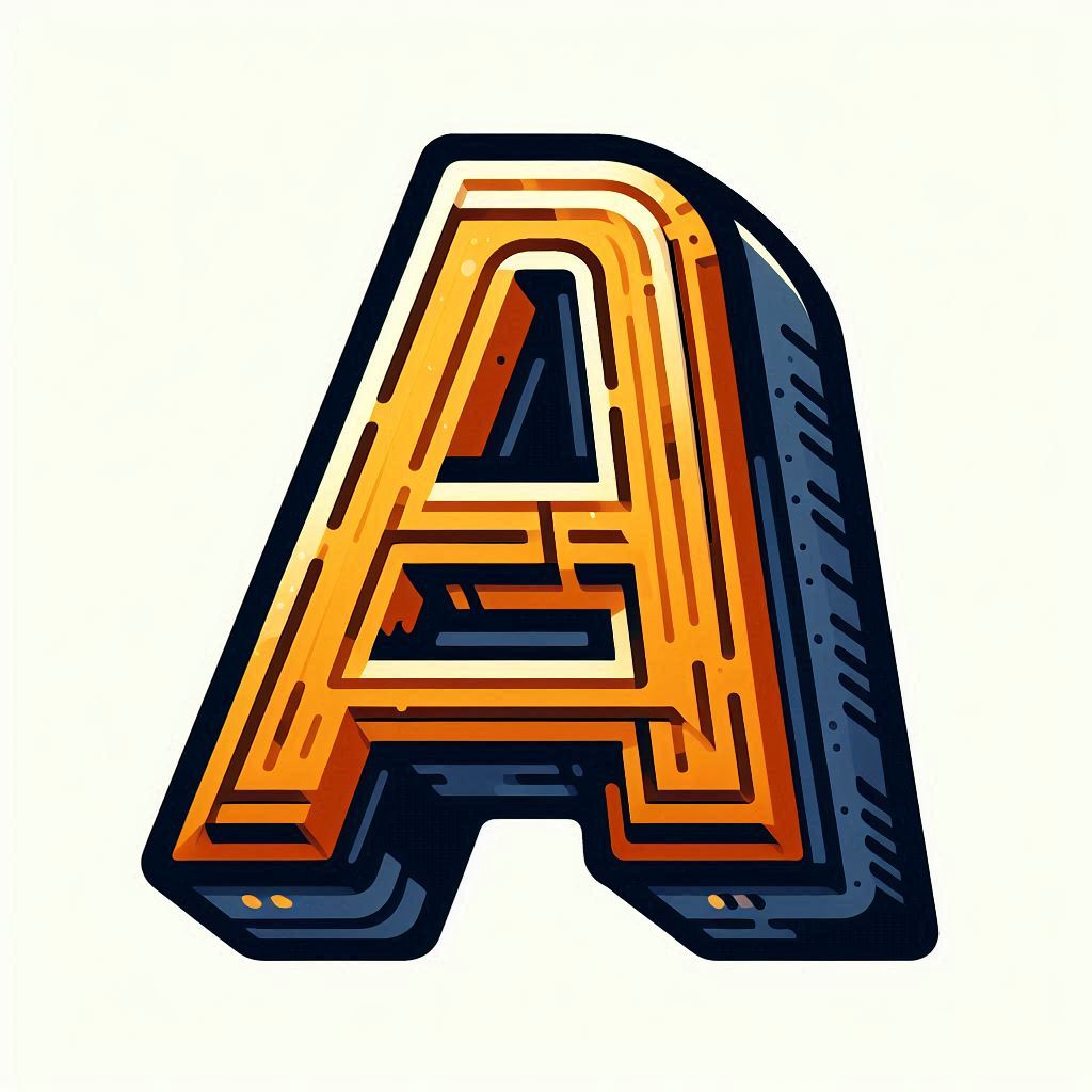 3d wooden letter a illustration 3d wooden letter a illustration