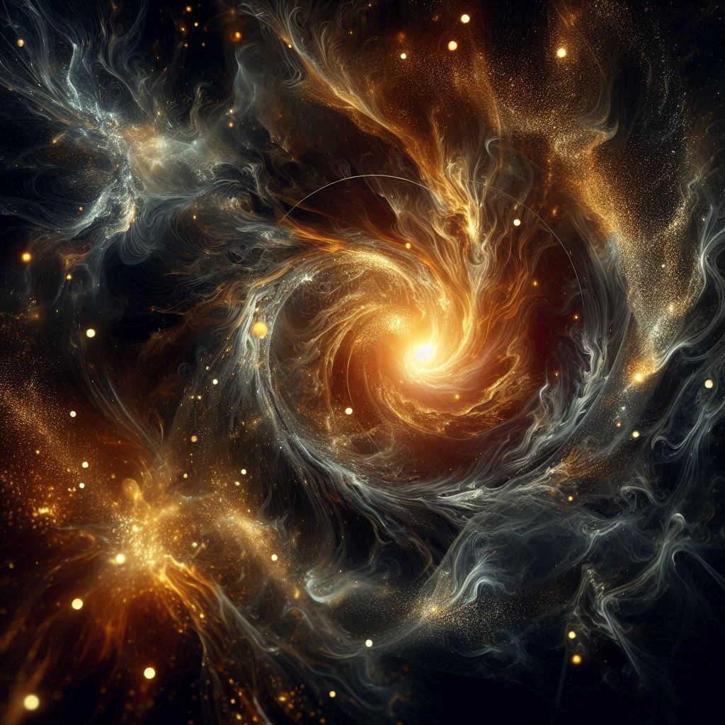 Cosmic swirl of light Cosmic swirl of light