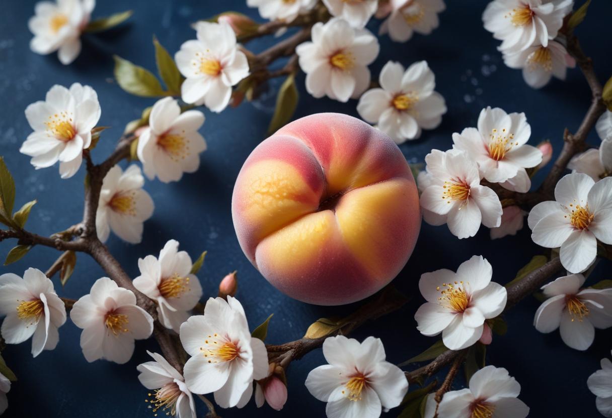 Peach and almond blossoms Peach and almond blossoms