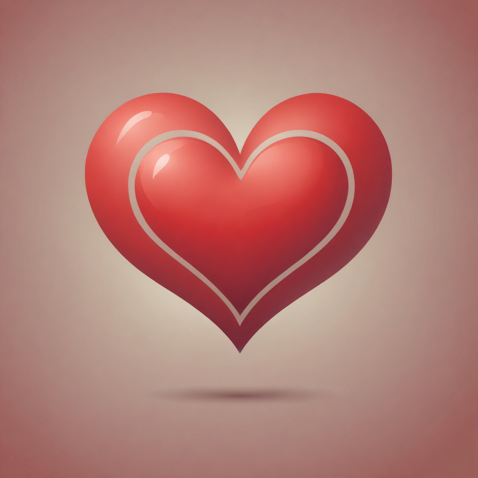 Red heart illustration Red heart illustration