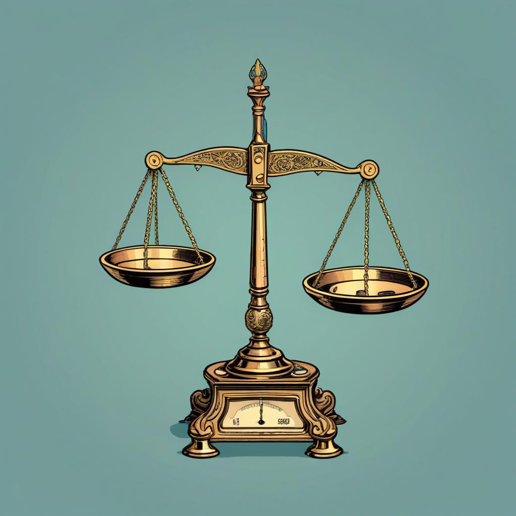 Golden scales of justice Golden scales of justice