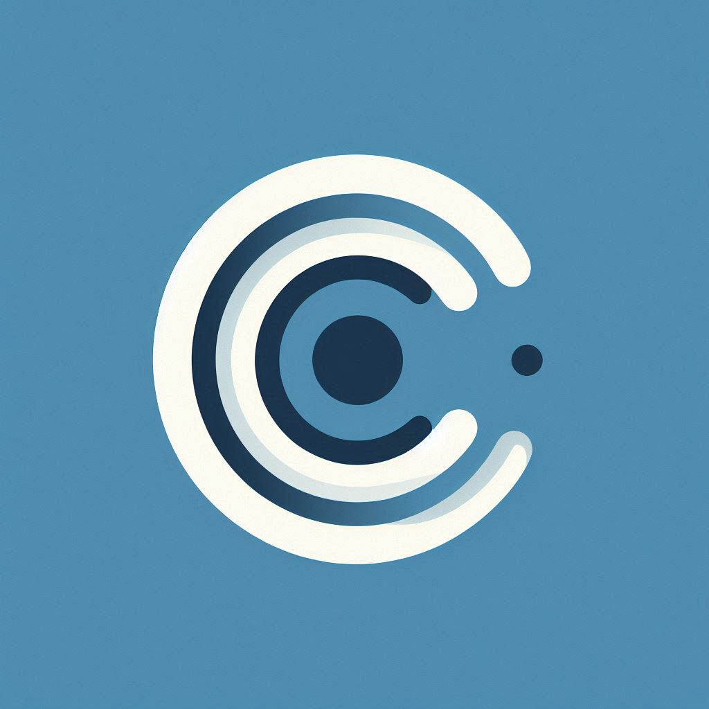 Abstract blue design featuring circular shapes Abstract blue design featuring circular shapes