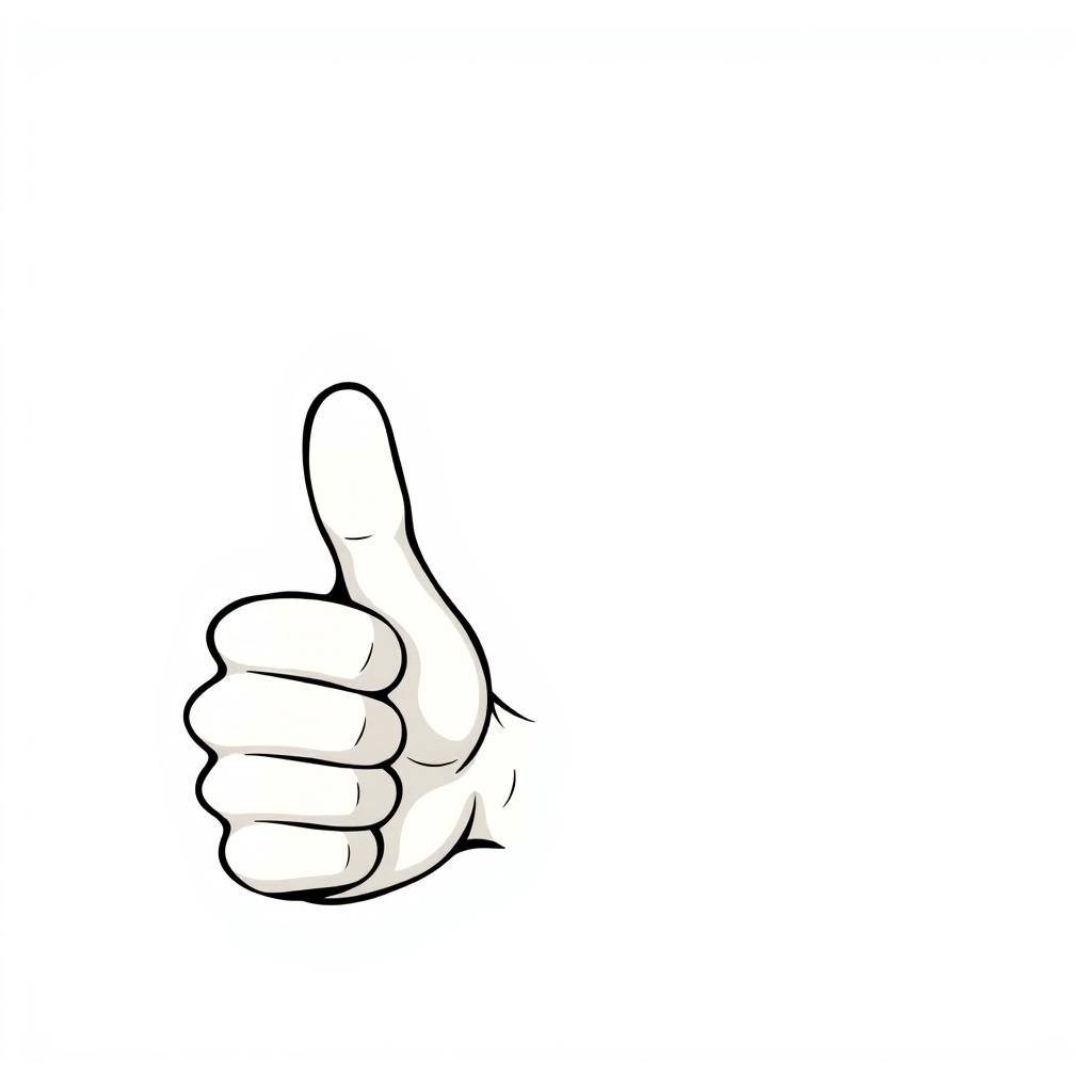 Thumbs up gesture against plain background Thumbs up gesture against plain background