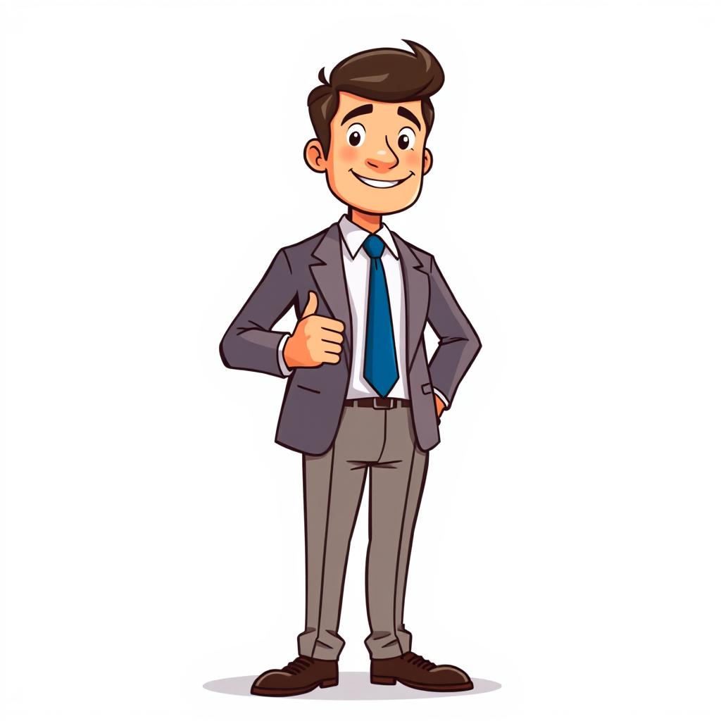 A businessman gives a thumbs up A businessman gives a thumbs up
